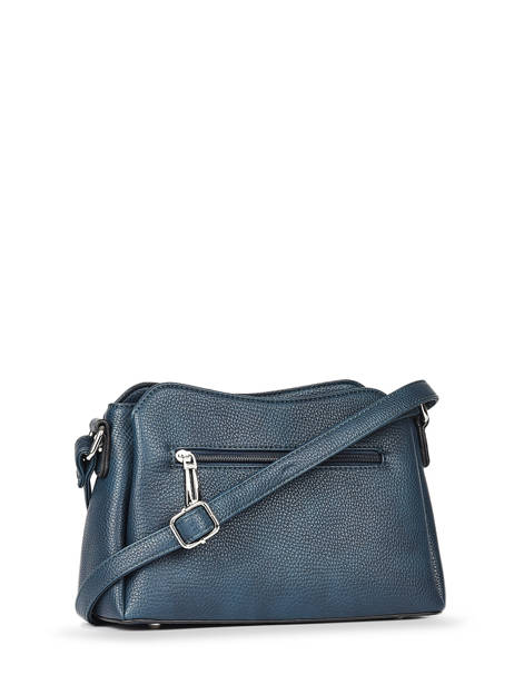 Cross Body Tas Grained Miniprix Blauw grained F2516 ander zicht 4