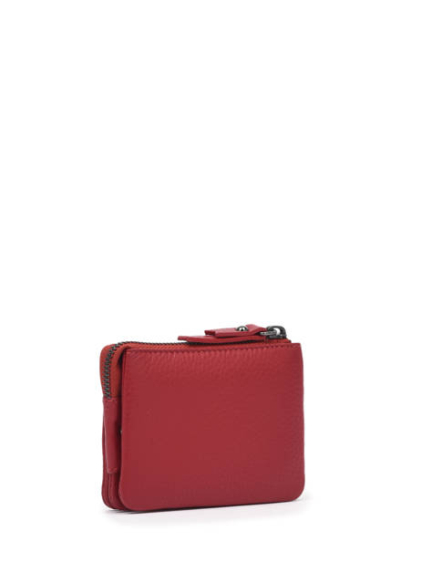 Portefeuille Foulonné Leder Yves renard Rood foulonne 29460 ander zicht 2