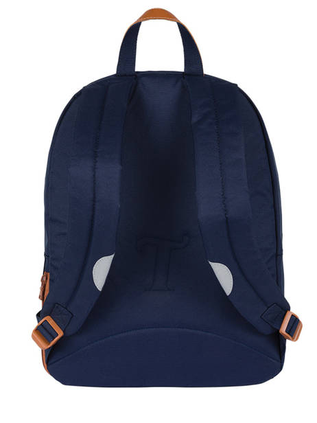 Rugzak 2 Compartimenten Tann's Blauw les fantaisies g - 22-63111 ander zicht 2