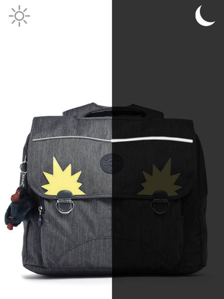 Boekentas 2 Compartimenten Kipling Blauw back to school KI6121 ander zicht 5