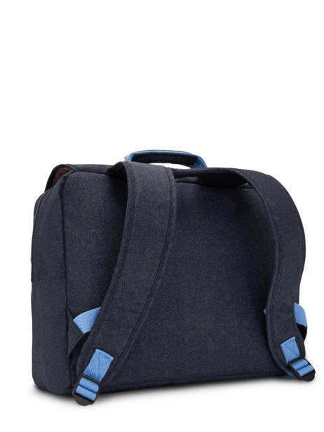 Boekentas 2 Compartimenten Kipling Blauw back to school K00082 ander zicht 4