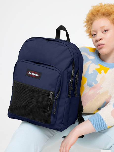 Rugzak 2 Compartimenten Eastpak Blauw authentic EK060 ander zicht 1