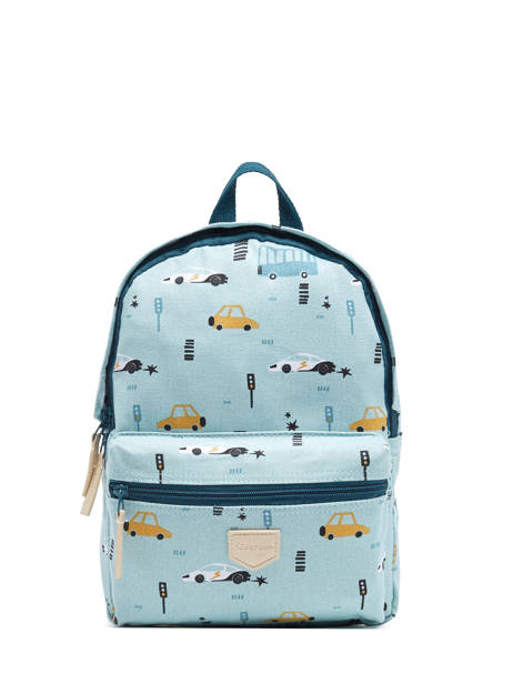 Rugzak Traffic 1 Compartiment Kidzroom Blauw mini 986