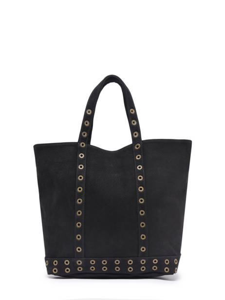 Handtas Cabas Cuir Leder Vanessa bruno Zwart cabas cuir 22V40413