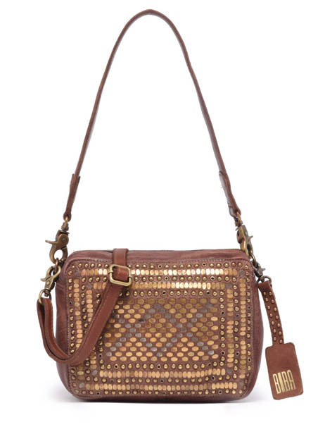 Cross Body Tas Heritage Leder Biba Bruin heritage LOT1L
