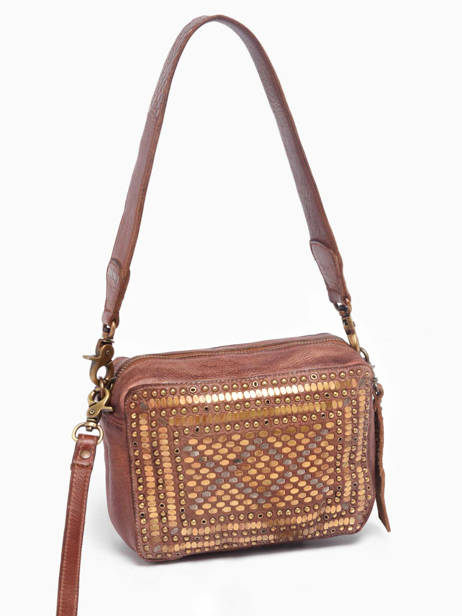 Cross Body Tas Heritage Leder Biba Bruin heritage LOT1L ander zicht 2