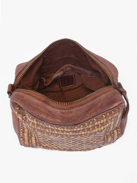 Cross Body Tas Heritage Leder Biba Bruin heritage LOT1L ander zicht 3