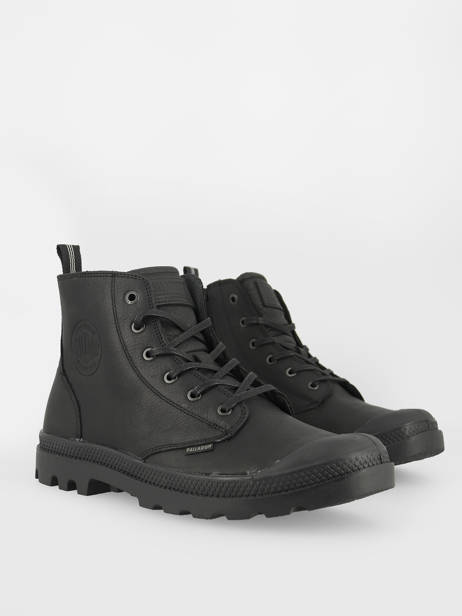 Pampa Zip Enkellaarsjes Uit Leder Palladium Zwart unisex 76888008 ander zicht 2