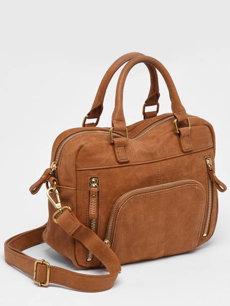 Cross Body Tas Baby Macy Leder Nat et nin Bruin vintage BABYMACY ander zicht 2