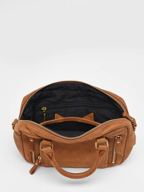 Cross Body Tas Baby Macy Leder Nat et nin Bruin vintage BABYMACY ander zicht 3