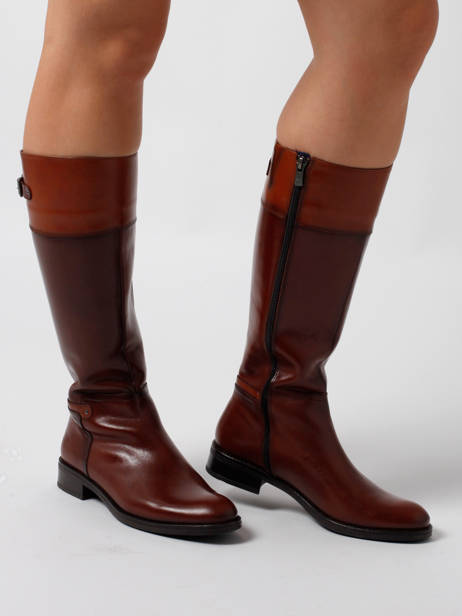 Laarzen Tierra Uit Leder Dorking Bruin theme D7687 ander zicht 2