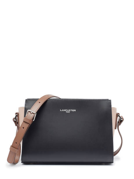 Cross Body Tas Smooth Leder Lancaster Zwart smooth 437-02