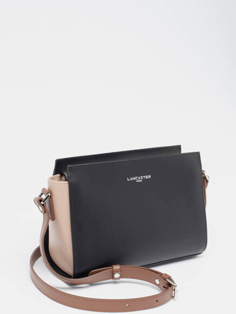 Cross Body Tas Smooth Leder Lancaster Zwart smooth 437-02 ander zicht 2