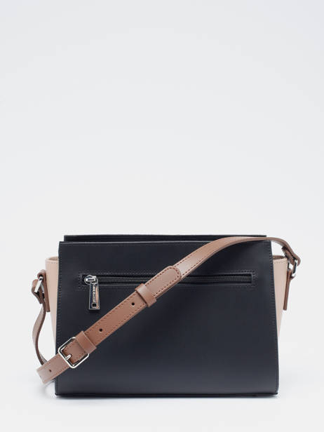 Cross Body Tas Smooth Leder Lancaster Zwart smooth 437-02 ander zicht 4