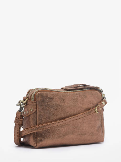 Cross Body Tas Vintage Leder Mila louise Bruin vintage 23673XSX ander zicht 4