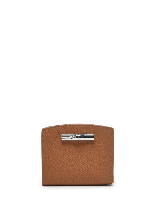 Longchamp Roseau Portefeuille Bruin