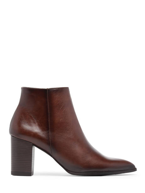 Enkellaarsjes Uit Leder Folie's Bruin women - 000302CA