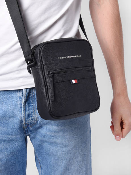 Cross Body Tas Tommy hilfiger Zwart essentiel AM09504 ander zicht 1