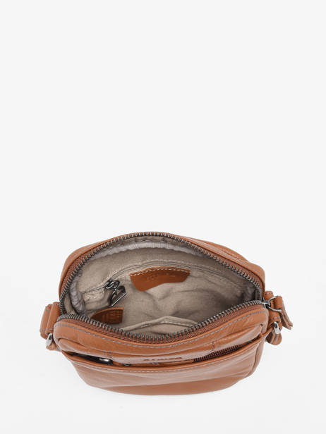 Cross Body Tas S FoulonnÃ© Leder Etrier Bruin foulonne EFOU729S ander zicht 2