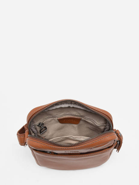 Cross Body Tas M Foulonné Leder Etrier Bruin foulonne EFOU729M ander zicht 2