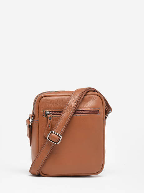 Cross Body Tas M Foulonné Leder Etrier Bruin foulonne EFOU729M ander zicht 3