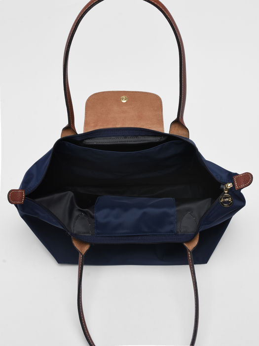 Longchamp Le pliage original Schoudertas Blauw