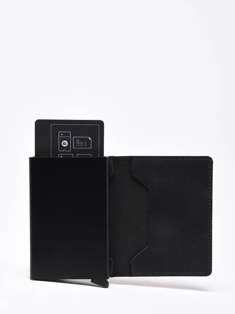 Kaarthouder Leder Secrid Zwart vintage 1229511 ander zicht 1