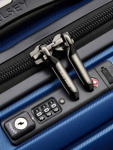 Handbagage Delsey Blauw shadow 5.0 2878803 ander zicht 1