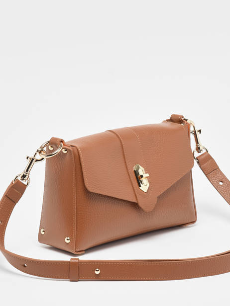 Cross Body Tas Foulonne Double Leder Lancaster Bruin foulonne double 53 ander zicht 2