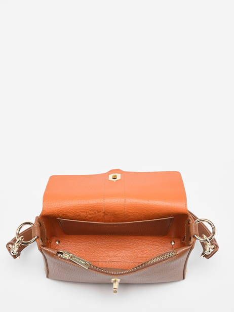 Cross Body Tas Foulonne Double Leder Lancaster Bruin foulonne double 53 ander zicht 3