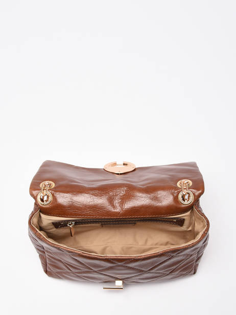 Schoudertas L Moon Leder Vanessa bruno Bruin moon 84V40329 ander zicht 3