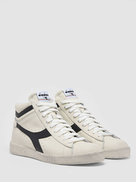 Sneakers Game High Waxed Uit Leder Diadora Wit unisex 89999060 ander zicht 3