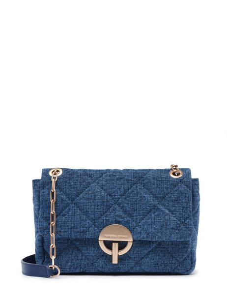 Cross Body Tas Moon Linnen Vanessa bruno Blauw moon 70V40329 ander zicht 1