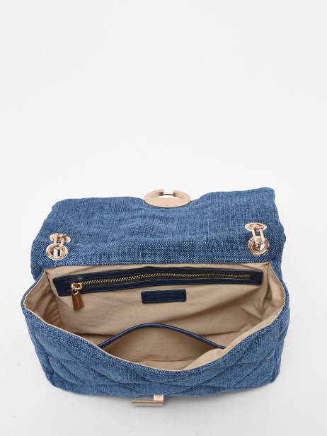 Cross Body Tas Moon Linnen Vanessa bruno Blauw moon 70V40329 ander zicht 4
