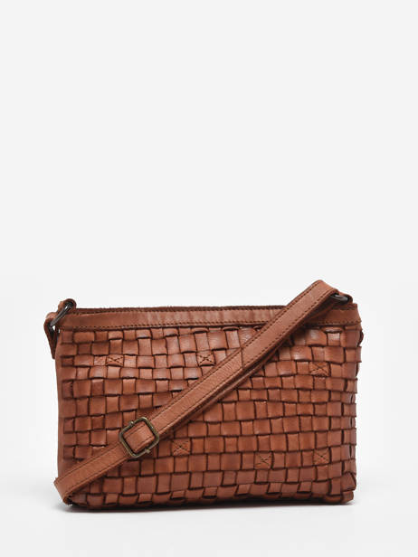 Cross Body Tas Heritage Leder Biba Bruin heritage KA9 ander zicht 4