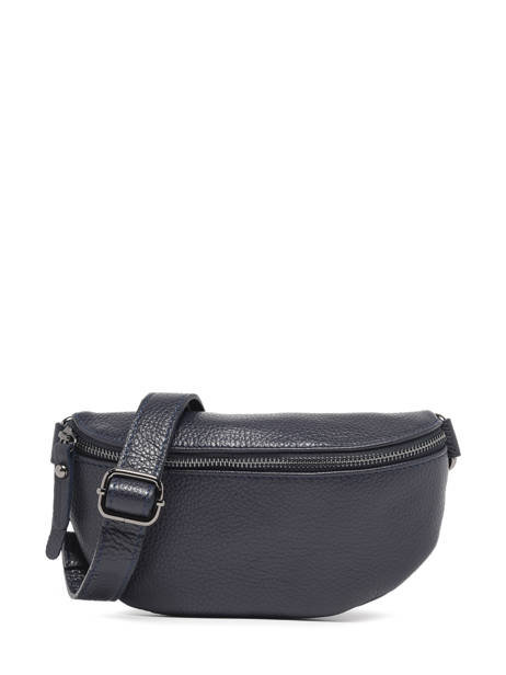 Heuptasje Caviar Leder Milano Blauw caviar CA19091B