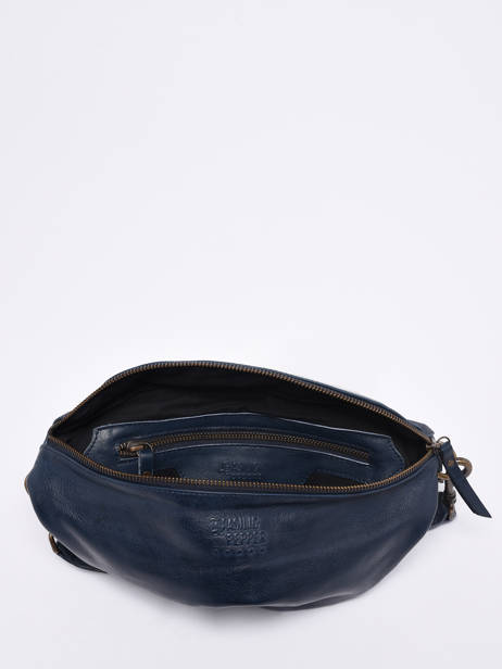 Heuptasje Cow Leder Basilic pepper Blauw cow BCOW54 ander zicht 3