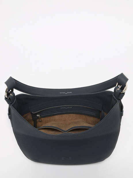 Schoudertas Rumba Leder Nathan baume Blauw nathan 53 ander zicht 3