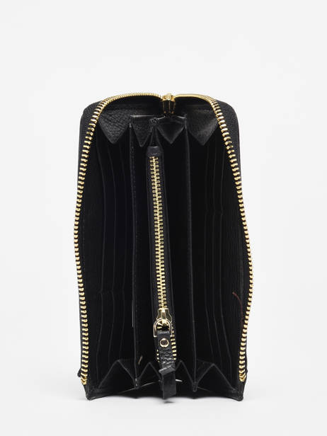 Portefeuille Caviar Leder Crinkles Zwart caviar 14304 ander zicht 1