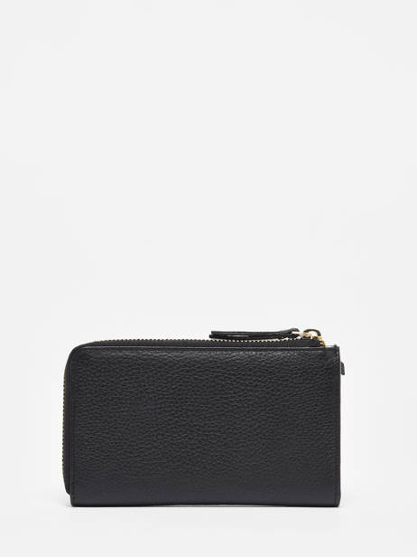 Portefeuille Caviar Leder Crinkles Zwart caviar 14304 ander zicht 2