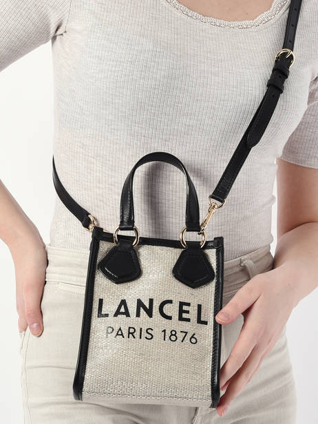 Cross Body Tas Cabas D'Ã©tÃ© Lancel Zwart cabas d'ete A12334 ander zicht 1