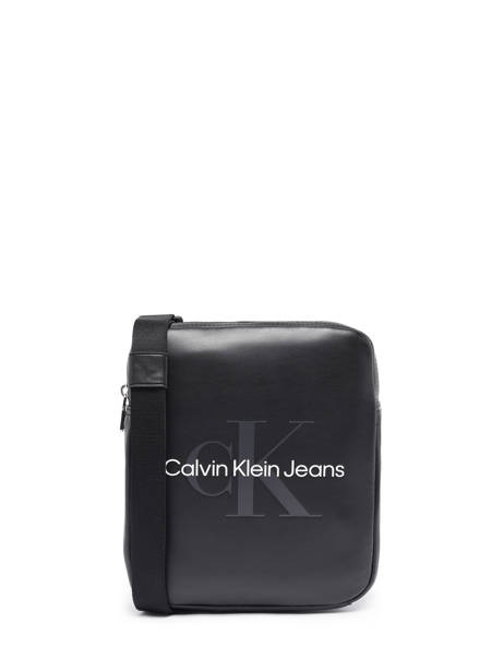 Cross Body Tas Calvin klein jeans Zwart monogram soft K510108