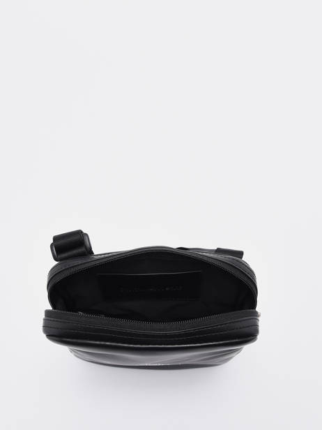 Cross Body Tas Calvin klein jeans Zwart monogram soft K510108 ander zicht 3