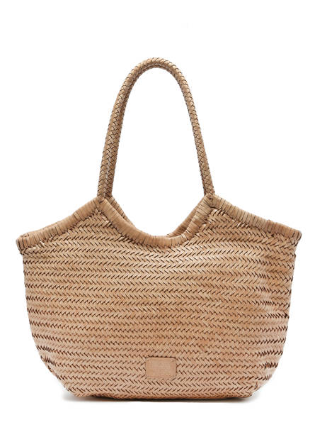 Schoudertas Goa Leder Basilic pepper Beige goa BGOA01