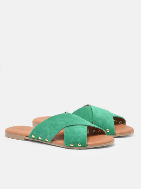 Slippers Vuma Uit Leder Pieces Veelkleurig women 77122 ander zicht 2