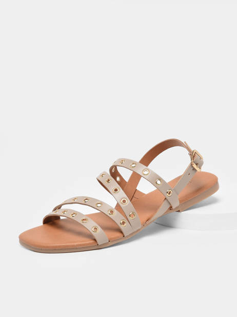 Sandalen Canne Pieces Beige women 17136402 ander zicht 1