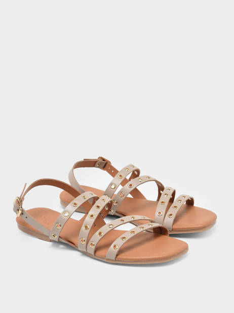 Sandalen Canne Pieces Beige women 17136402 ander zicht 2