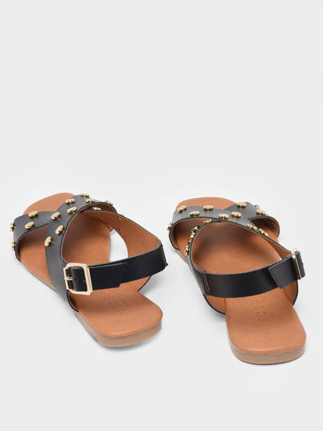 Sandalen Kenna Uit Leder Pieces Zwart women 77111 ander zicht 3