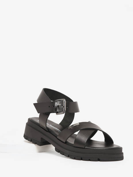 Sandalen Tiha Uit Leder Les tropeziennes Zwart women TIHA ander zicht 1