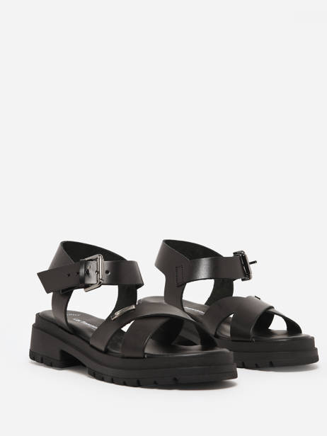 Sandalen Tiha Uit Leder Les tropeziennes Zwart women TIHA ander zicht 2